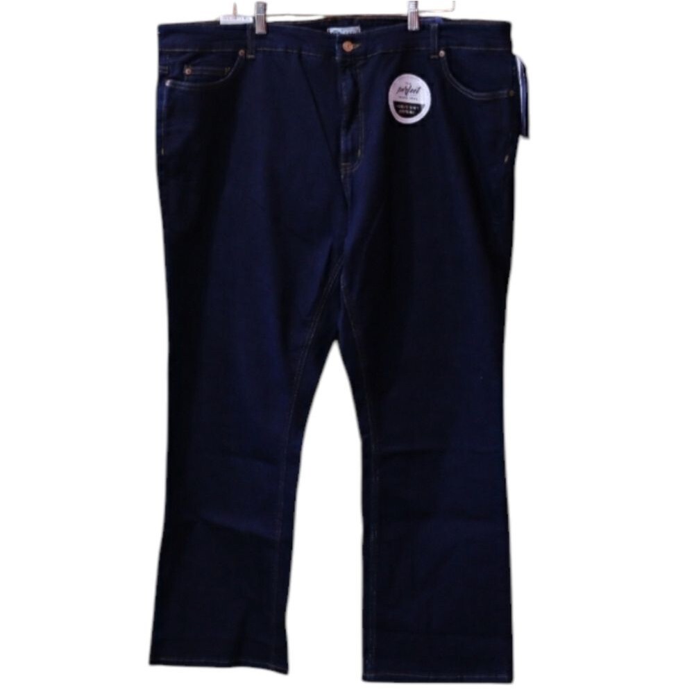 Dickies Bootcut Dark Wash Denim Work Chore Outdoor Jeans 24 Reg The Perfect Shap
